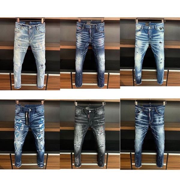 2020 mens denim jeans ripped pants skinny slim broken italy style fashion men hole biker motorcycle black rock reviva2822, Blue
2020 mens denim jeans ripped pants skinny slim broken italy style fashion men hole biker motorcycle black rock reviva2822, Blue
