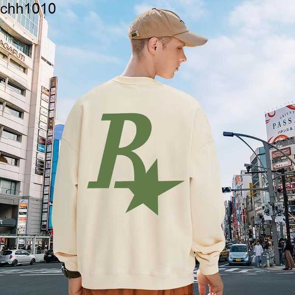 designer star cotton crew neck sweater 2022 new personalized print simple relaxed versatile pullover, Black
designer star cotton crew neck sweater 2022 new personalized print simple relaxed versatile pullover, Black