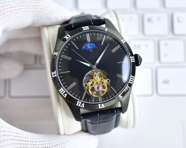 men's mechanical watch 42mm dials semi-hollowed-out super movement fully automatic winding moon phase multi-function timing waterproof, Slivery;brown
men's mechanical watch 42mm dials semi-hollowed-out super movement fully automatic winding moon phase multi-function timing waterproof, Slivery;brown