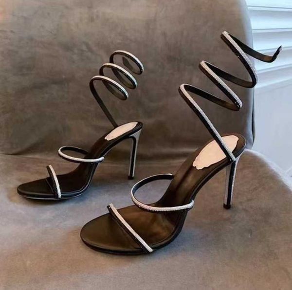 designer high heeled sandal cleo crystals snakes decorative stiletto sandals 9.5cm rhinestone ring dress shoes black red evening dress women
designer high heeled sandal cleo crystals snakes decorative stiletto sandals 9.5cm rhinestone ring dress shoes black red evening dress women