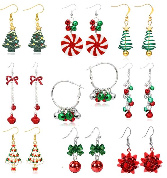 earrings necklace 6/7/9/13/ christmas for women holiday bow knot snowflake jingle bell reindeer chrismtas girl cute xmas party gifts amju8, Silver
earrings necklace 6/7/9/13/ christmas for women holiday bow knot snowflake jingle bell reindeer chrismtas girl cute xmas party gifts amju8, Silver