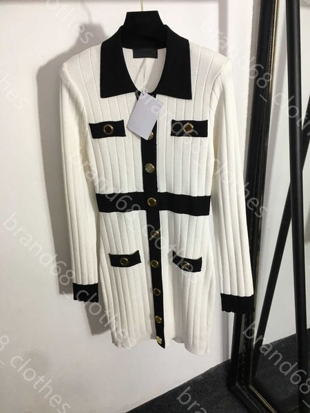 designer women clothes knit sweater dresses slim waist knit dresses elegant women autumn and winter knitwear shoulder pads elastic logo bal., White;black
designer women clothes knit sweater dresses slim waist knit dresses elegant women autumn and winter knitwear shoulder pads elastic logo bal., White;black