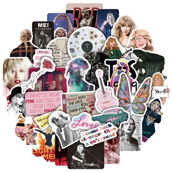 50pcs taylor swift stickers vinyl decal graffiti stickers for motorcycle lapmacbook skateboard luggage
50pcs taylor swift stickers vinyl decal graffiti stickers for motorcycle lapmacbook skateboard luggage