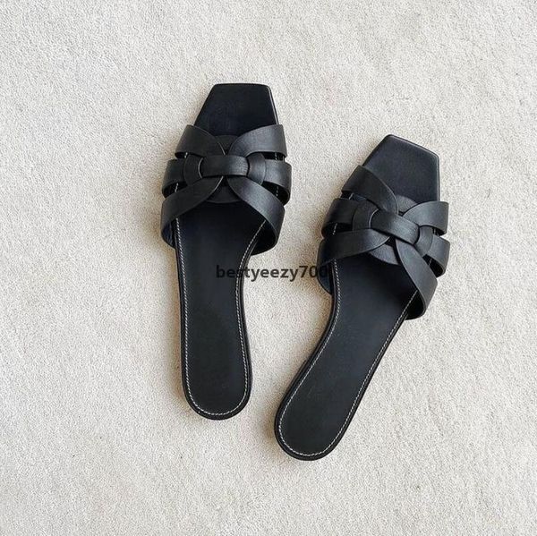 sandal name brand slippers tribute flat sole sandals woven leather women sandal slide slipper slip square toe shoes lady outdoor yslity bge, Black
sandal name brand slippers tribute flat sole sandals woven leather women sandal slide slipper slip square toe shoes lady outdoor yslity bge, Black