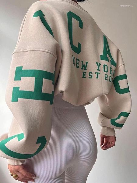 casual print letters women's sweatshirt fleece long sleeve loose female pullover autumn winter streetwear lady, Black
casual print letters women's sweatshirt fleece long sleeve loose female pullover autumn winter streetwear lady, Black