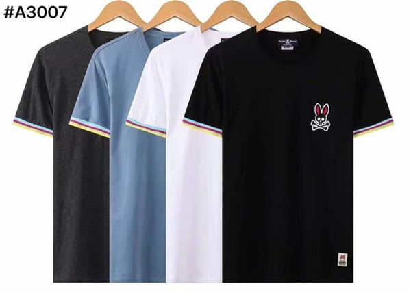 men's skull rabbit bunny flocking cartoon embroidery pattern short sleeve fashion brand casual men and women #03, White;black
men's skull rabbit bunny flocking cartoon embroidery pattern short sleeve fashion brand casual men and women #03, White;black