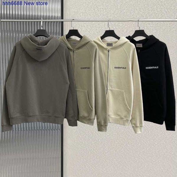 2022 new hoodies sweatshirt streetwear fashion brand essential men's women's zipper letters hip hop loose, Black
2022 new hoodies sweatshirt streetwear fashion brand essential men's women's zipper letters hip hop loose, Black