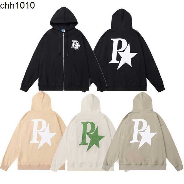 american designer high street r star printed terry cardigan hooded sweater loose fashion brand ins couple top, Black
american designer high street r star printed terry cardigan hooded sweater loose fashion brand ins couple top, Black