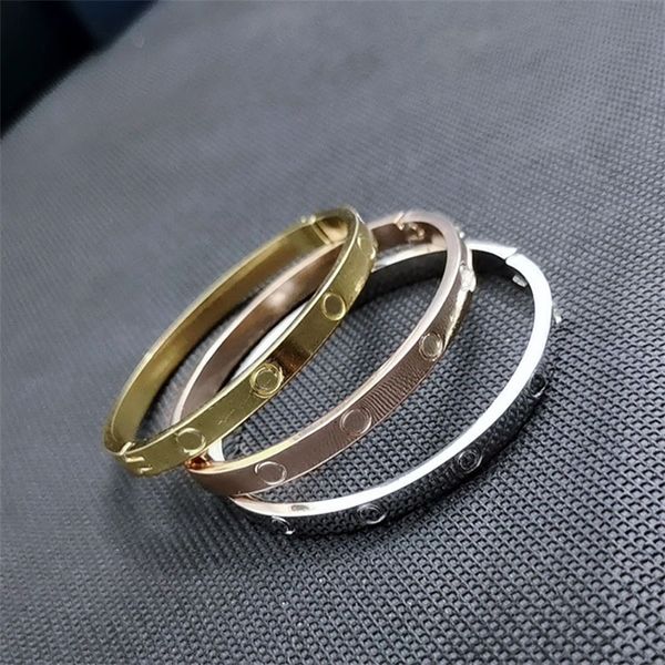 love bangle screw mens bracelet luxury designer jewelry fashion wedding non tarnish femme cjeweler christmas day plated gold bracelets gift, Black
love bangle screw mens bracelet luxury designer jewelry fashion wedding non tarnish femme cjeweler christmas day plated gold bracelets gift, Black