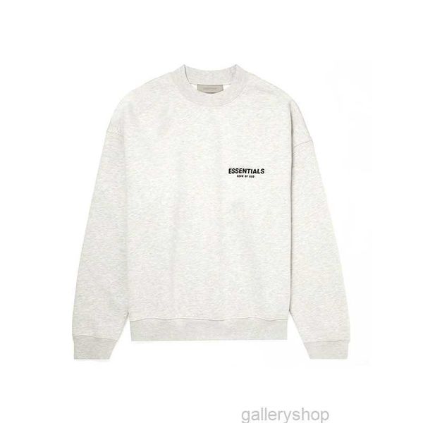 es hoodies men's hoodies sweatshirts high version fog essentials season 8 double line high street loose back flocking print round neck, Black 
es hoodies men's hoodies sweatshirts high version fog essentials season 8 double line high street loose back flocking print round neck, Black