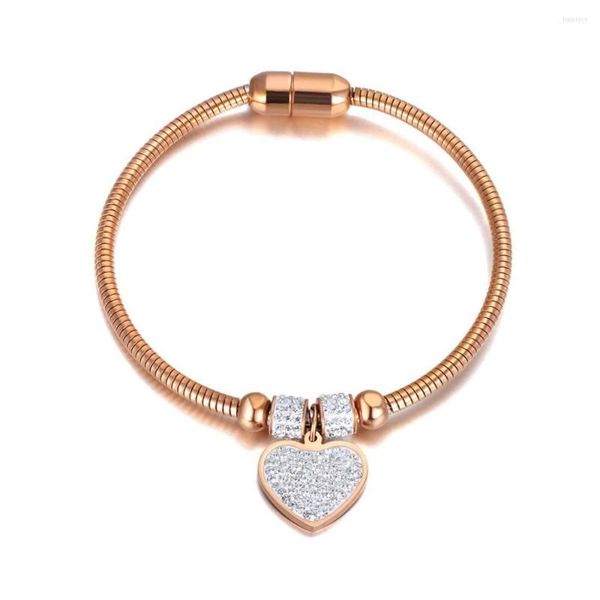 2022 new fashion charm bracelets trendy 18k heart bracelet bangle magnet clasp bohemia party stainless steel cz crystal jewelry for women qu, Golden;silver
2022 new fashion charm bracelets trendy 18k heart bracelet bangle magnet clasp bohemia party stainless steel cz crystal jewelry for women qu, Golden;silver