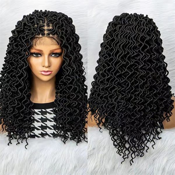 9x6 lace front box braid wigs deep wave synthetic lace frontal wig that look real bz9, Black;brown
9x6 lace front box braid wigs deep wave synthetic lace frontal wig that look real bz9, Black;brown