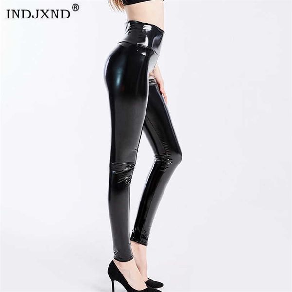 women's leggings indjxnd high waist stretch faux leather slim pants leggings pu faux leather leggings high waist women leggins push up, Black
women's leggings indjxnd high waist stretch faux leather slim pants leggings pu faux leather leggings high waist women leggins push up, Black
