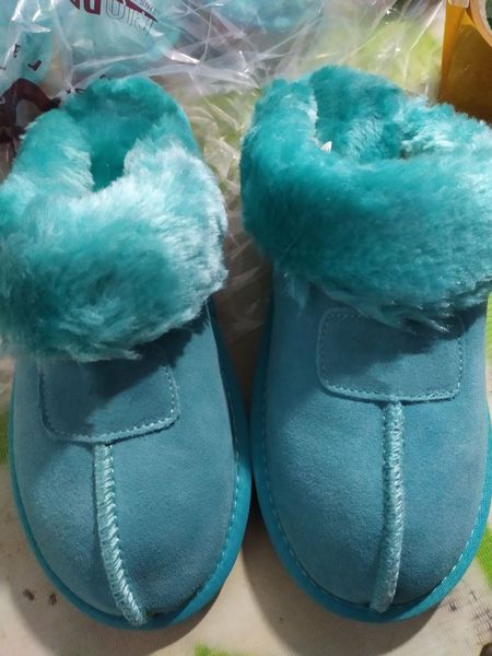 men's women's fur cotton slipper winter warm house slippers indoor flats bottom sliders, Black
men's women's fur cotton slipper winter warm house slippers indoor flats bottom sliders, Black
