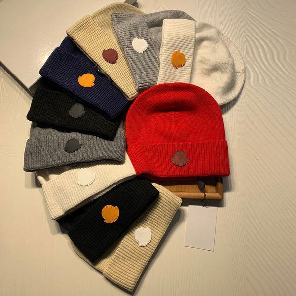 

Knitted Hat Beanie Cap Designer Skull Caps for Man Woman Winter Hats 10 Colors, C1