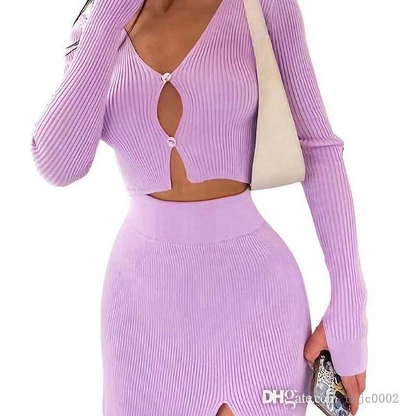 spring fall new women two piece dress set solid color knitted long sleeve sweater crop and split hip wrap skirt suit, White
spring fall new women two piece dress set solid color knitted long sleeve sweater crop and split hip wrap skirt suit, White