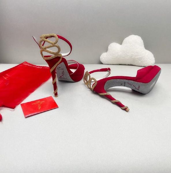 perfect brand renecaovilla morgana sandals shoes women gold crystal snake wrapped waterproof taiwan lady high heels party wedding dress glad, Black
perfect brand renecaovilla morgana sandals shoes women gold crystal snake wrapped waterproof taiwan lady high heels party wedding dress glad, Black