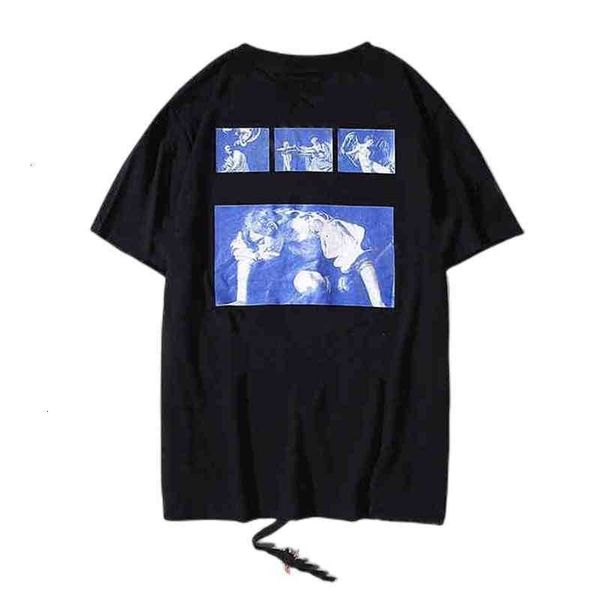 men's t-shirts off blue myth oil painting graffiti short sleeve t-shirt for lovers, White;black
men's t-shirts off blue myth oil painting graffiti short sleeve t-shirt for lovers, White;black