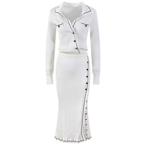 1002 l 2022 runway dress womens kint dress lapel neck long sleeve white brand same style empire fashion yl, Black
1002 l 2022 runway dress womens kint dress lapel neck long sleeve white brand same style empire fashion yl, Black