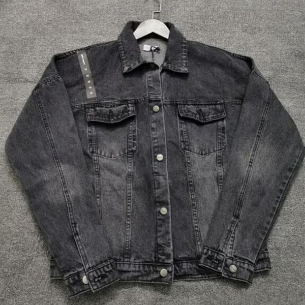 new denim jacket streetwear fashion quality loose outerwear coats cowboy jackets men jean jacket hip hop skateboard coat for men a192u, Black;brown
new denim jacket streetwear fashion quality loose outerwear coats cowboy jackets men jean jacket hip hop skateboard coat for men a192u, Black;brown