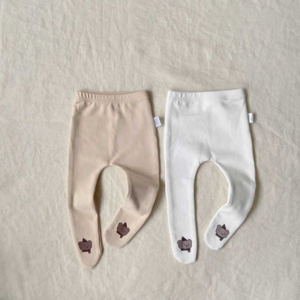 leggings tights milancel autumn new baby pantyhose baby girl bear print leggings toddler pants t221020, Blue