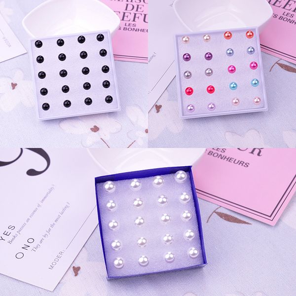 fashion pearl colorful mix styles stud earrings women men plastic plated earring jewelry set, Golden;silver
fashion pearl colorful mix styles stud earrings women men plastic plated earring jewelry set, Golden;silver