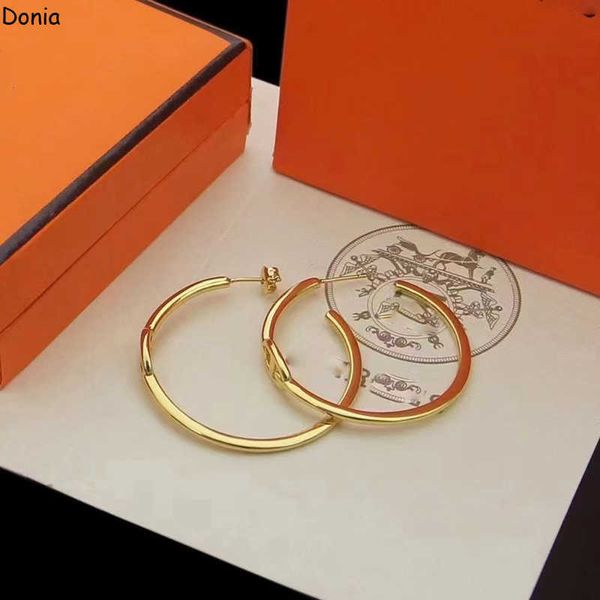 stud donia jewelry stud european and american letters titanium steel three-color creative earrings gift with box, Golden;silver
stud donia jewelry stud european and american letters titanium steel three-color creative earrings gift with box, Golden;silver