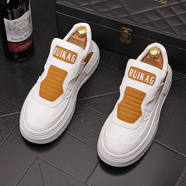 luxury designers dress wedding party shoes classic fashion autumn breathable casual sneakers round toe thick bottom vulacnized driving walki, Black
luxury designers dress wedding party shoes classic fashion autumn breathable casual sneakers round toe thick bottom vulacnized driving walki, Black