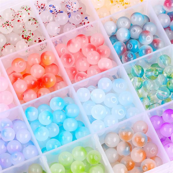 8mm candy color round glass beads loose spacer beads for jewelry making diy bracelet necklace accessories, Crystal
8mm candy color round glass beads loose spacer beads for jewelry making diy bracelet necklace accessories, Crystal
