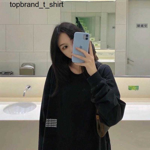 new men's hoodies designer sweatshirts alexanders winter wash used small letter foam round neck sweater wangs men's women's, Black
new men's hoodies designer sweatshirts alexanders winter wash used small letter foam round neck sweater wangs men's women's, Black