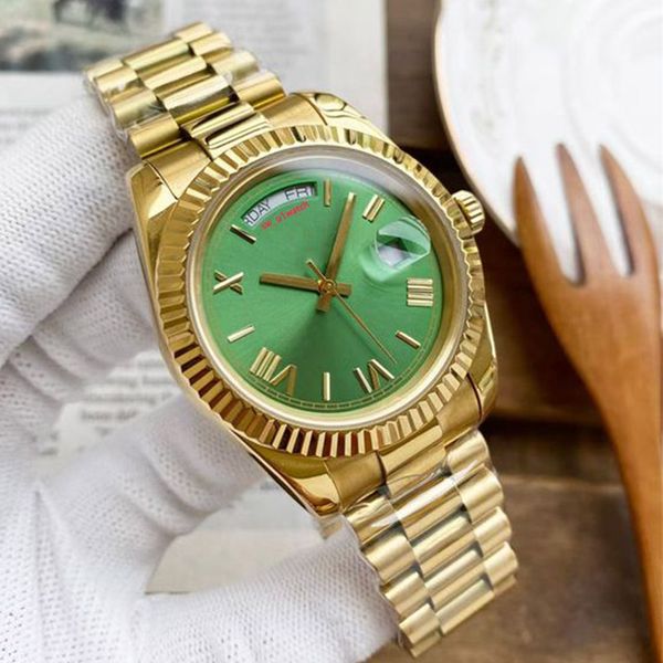 luxury lady wristwatches mens automatic watches 36/41mm full stainless steel waterproof luminous gold double calendar watch montre de luxe m, Slivery;brown
luxury lady wristwatches mens automatic watches 36/41mm full stainless steel waterproof luminous gold double calendar watch montre de luxe m, Slivery;brown