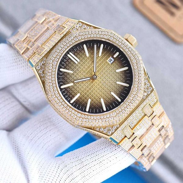 wristwatches handmade of diamonds watch mens automatic mechanical watch 41mm with diamond-studded steel sapphire busins wristwatch montre de, Slivery;brown
wristwatches handmade of diamonds watch mens automatic mechanical watch 41mm with diamond-studded steel sapphire busins wristwatch montre de, Slivery;brown