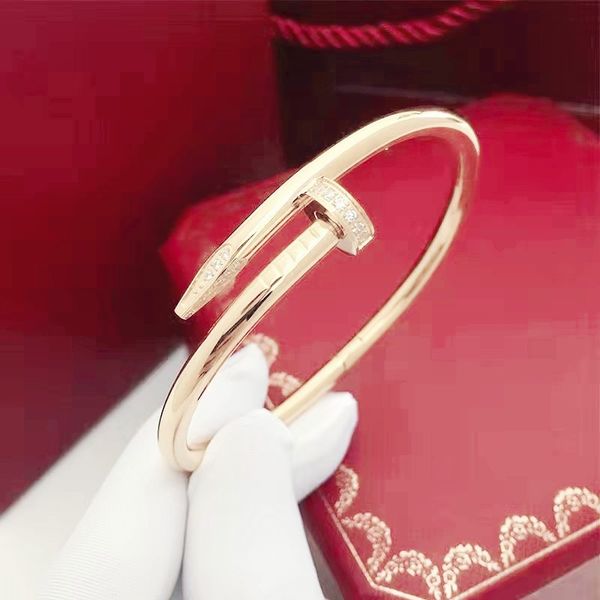 designer nail bangle men's and women's cuff bracelet fashion luxury valentine's day wedding gift 316l stainless steel jewelry, Black
designer nail bangle men's and women's cuff bracelet fashion luxury valentine's day wedding gift 316l stainless steel jewelry, Black