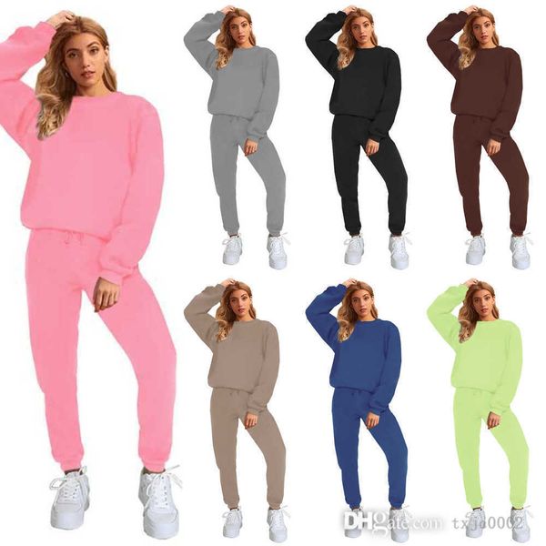 autumn winter plus size 5xl women tracksuits 2 piece set solid color round neck pullover hoodies sweatpants suit sweatsuits, Gray
autumn winter plus size 5xl women tracksuits 2 piece set solid color round neck pullover hoodies sweatpants suit sweatsuits, Gray