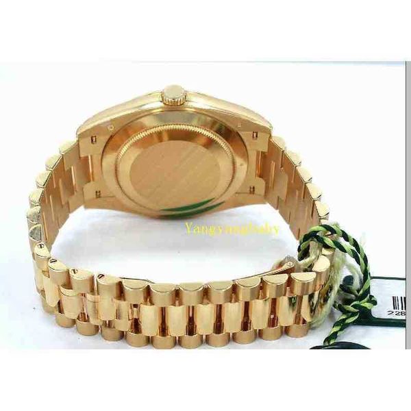 with box papers watch 40mm day-date prident 18k yellow gold japan movement automatic mens men's watche b p makerobvb, Slivery;brown
with box papers watch 40mm day-date prident 18k yellow gold japan movement automatic mens men's watche b p makerobvb, Slivery;brown