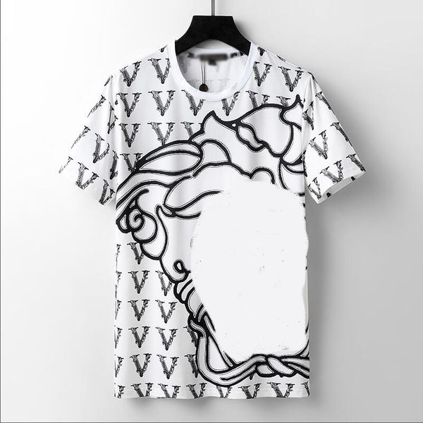 22ssnew t shirt designer letter printed cotton round neck short sleeve black and white fashion geometric abstract line skateboard undershirt, White;black
22ssnew t shirt designer letter printed cotton round neck short sleeve black and white fashion geometric abstract line skateboard undershirt, White;black
