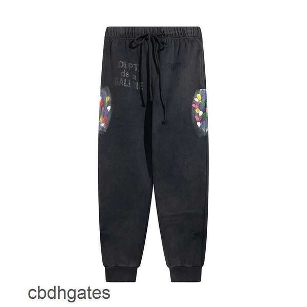 pants galleryss hoodies dept women's autumn casual streetwear winter pant letter men's ink loose designer graffiti leggings 20dx, Black 
pants galleryss hoodies dept women's autumn casual streetwear winter pant letter men's ink loose designer graffiti leggings 20dx, Black