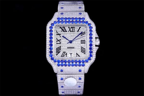 montre de luxe 40mm men watches 8215 automatic mechanical movement watches color diamond watch 904l steel case strap waterproof 020, Slivery;brown
montre de luxe 40mm men watches 8215 automatic mechanical movement watches color diamond watch 904l steel case strap waterproof 020, Slivery;brown