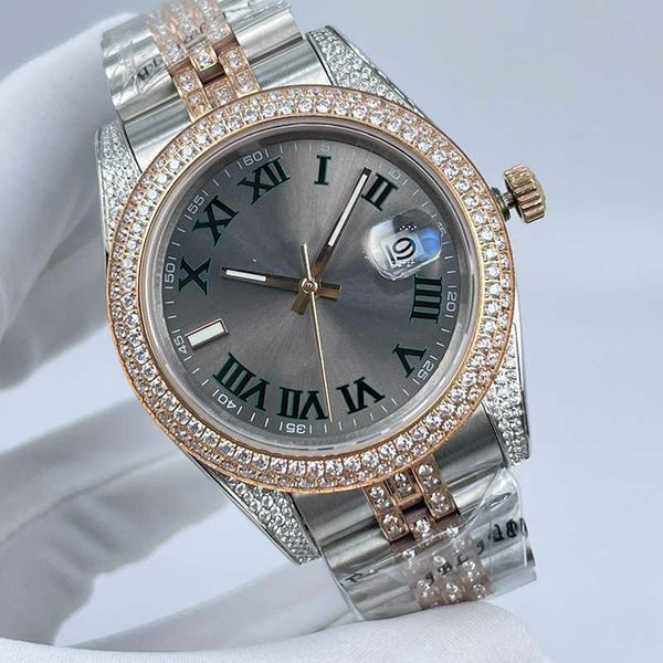 wristwatches mens diamond watch 41mm automatic mechanical women watch wristwatch montre de luxe stainls steel strap for men fashion wristwat, Slivery;brown
wristwatches mens diamond watch 41mm automatic mechanical women watch wristwatch montre de luxe stainls steel strap for men fashion wristwat, Slivery;brown