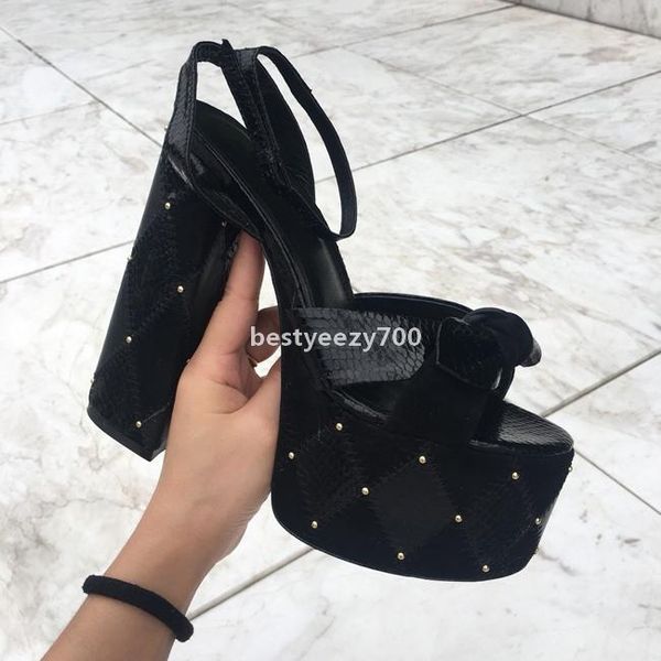 sandal new designer tribute patent soft leather platform sandals high heel stiletto sandals t-strap lady luxury ankle strap shoes yslity qxs, Black
sandal new designer tribute patent soft leather platform sandals high heel stiletto sandals t-strap lady luxury ankle strap shoes yslity qxs, Black