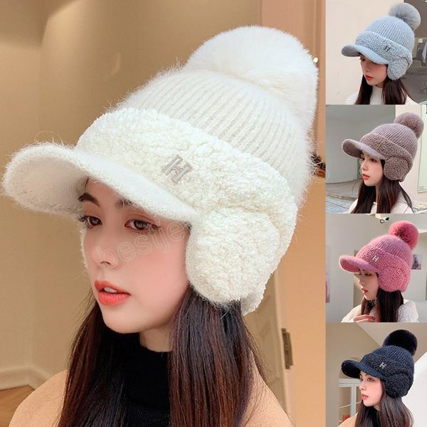 fashion autumn winter hats for women girl thicken knitted ear protection baseball hat outdoor warm cold-proof windproof cap, Blue;gray
fashion autumn winter hats for women girl thicken knitted ear protection baseball hat outdoor warm cold-proof windproof cap, Blue;gray