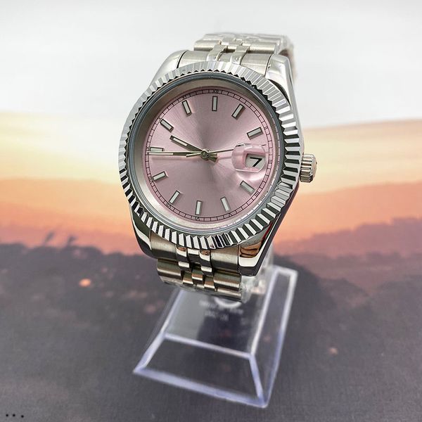 mens watch automatic watchs mechanical movement stainless steel designer 41/36mm montre de luxe womens 2813 waterproof luminous wristwatches, Slivery;brown
mens watch automatic watchs mechanical movement stainless steel designer 41/36mm montre de luxe womens 2813 waterproof luminous wristwatches, Slivery;brown