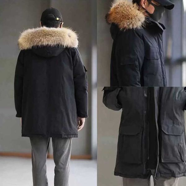 mens parkas winter down jacket women real wolf fur hooded doudoune coat budge size parka windbreaker warm men zipper thick jackets man', Black
mens parkas winter down jacket women real wolf fur hooded doudoune coat budge size parka windbreaker warm men zipper thick jackets man', Black