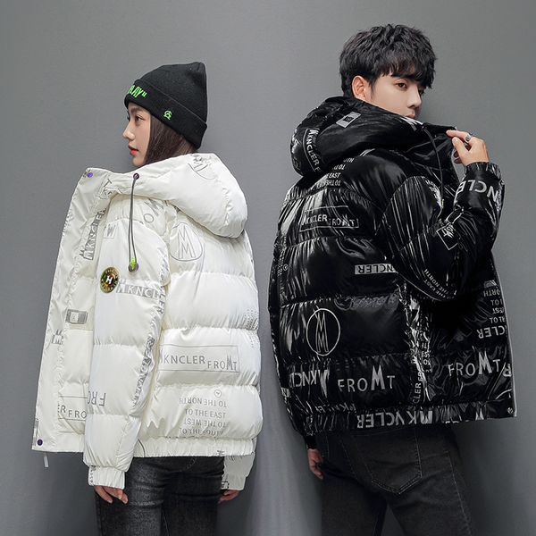 men's down men's winter 90% white duck jacket casual loose bright printed outdoor waterproof hooded, Black
men's down men's winter 90% white duck jacket casual loose bright printed outdoor waterproof hooded, Black