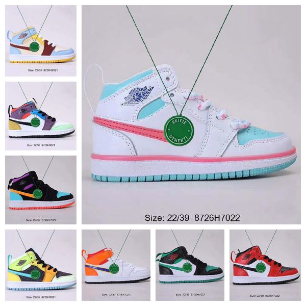 with box kids designer 1 basketball shoes sneakers boys girls banned 1s athletic outdoor game royal obsidian chicago red bred melody mid mul
with box kids designer 1 basketball shoes sneakers boys girls banned 1s athletic outdoor game royal obsidian chicago red bred melody mid mul