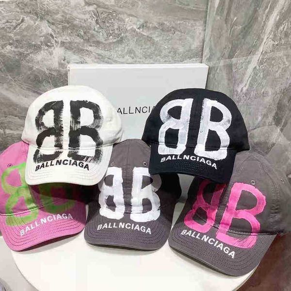 designer hat balenclaga original paris home's new double b large letter graffiti baseball cap couple's versatile personality ins, Blue;gray
designer hat balenclaga original paris home's new double b large letter graffiti baseball cap couple's versatile personality ins, Blue;gray