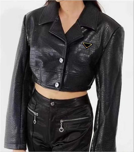 woman jackets leather outwears faux coats with crocodile trace womens short style slim jacket streetwears locomotive fashion, Black
woman jackets leather outwears faux coats with crocodile trace womens short style slim jacket streetwears locomotive fashion, Black