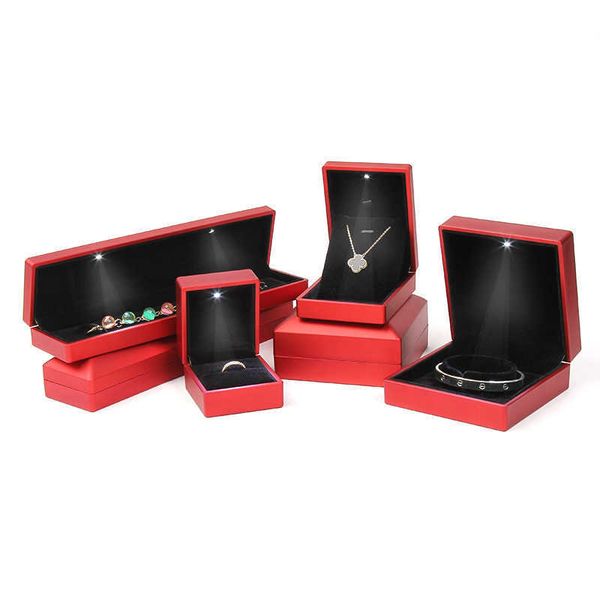 jewelry boxes new proposal ring packaging led luminous bracelet necklace pendant l221021, Black;white
jewelry boxes new proposal ring packaging led luminous bracelet necklace pendant l221021, Black;white