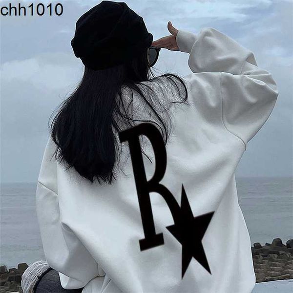 designer r star street style sweater for women in spring and autumn 2022 new loose and lazy style student couple's long sleeve fashion, Black
designer r star street style sweater for women in spring and autumn 2022 new loose and lazy style student couple's long sleeve fashion, Black
