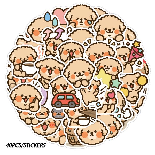 40pcs wholesale cute poodle pet waterproof sticker pack for diy suitcase fridge lapcar skateboard glass phone case
40pcs wholesale cute poodle pet waterproof sticker pack for diy suitcase fridge lapcar skateboard glass phone case